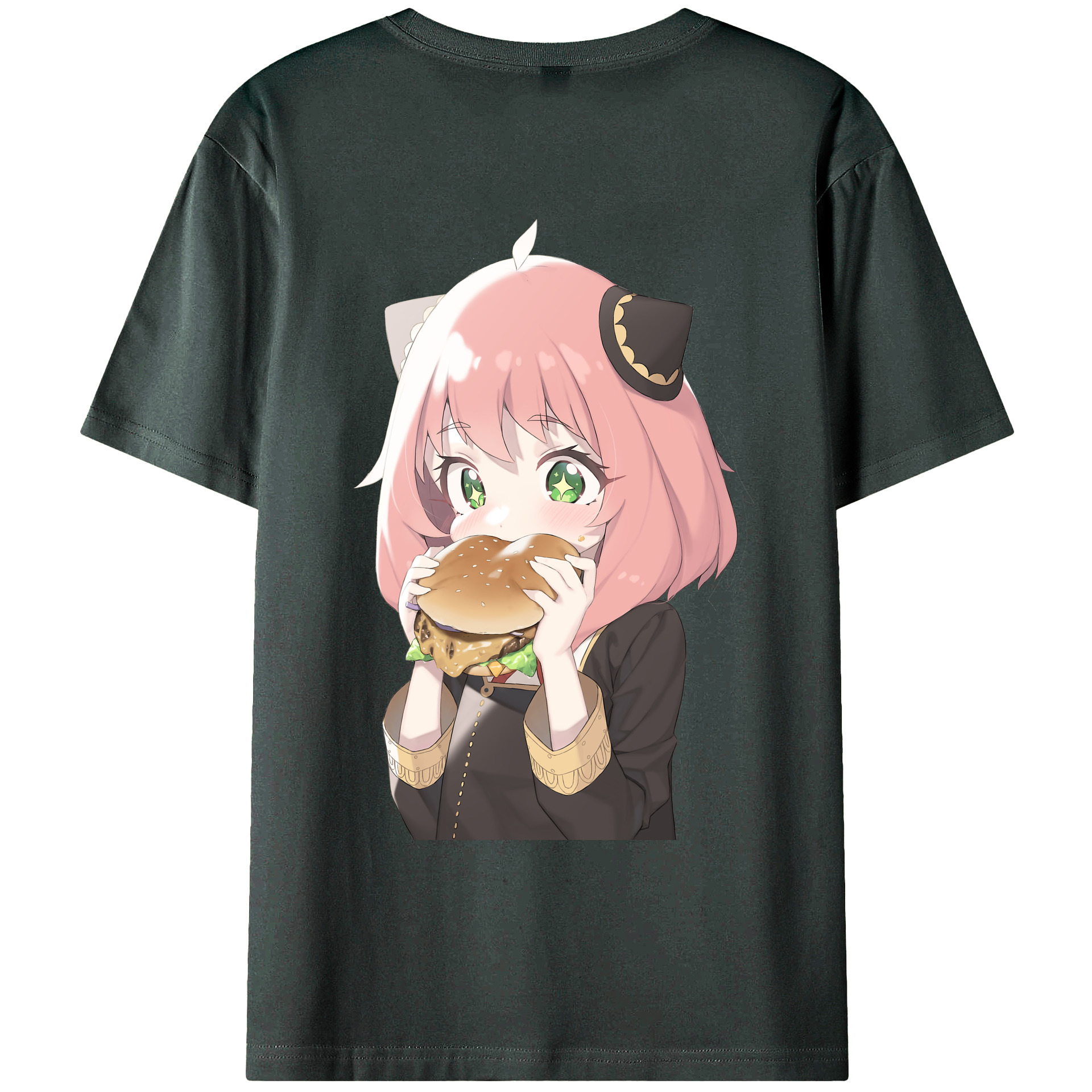 （画像用） SPY×FAMILY间谍家家酒 綿100％ メンズ半袖Tシャツ（バックプリント） 通気性